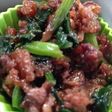 牛肉とほうれん草で簡単おかず