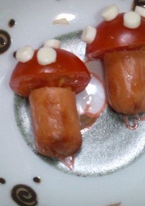 トマトできのこ-レシピのメイン写真