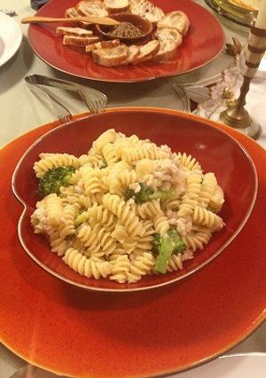 鶏ひき肉あっさりパスタ-レシピのメイン写真