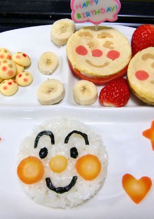 アンパンマンホットケーキ!!-レシピのメイン写真