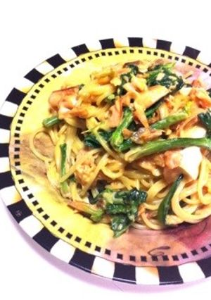 生クリーム救済！鮭とほうれん草のパスタ♪-レシピのメイン写真