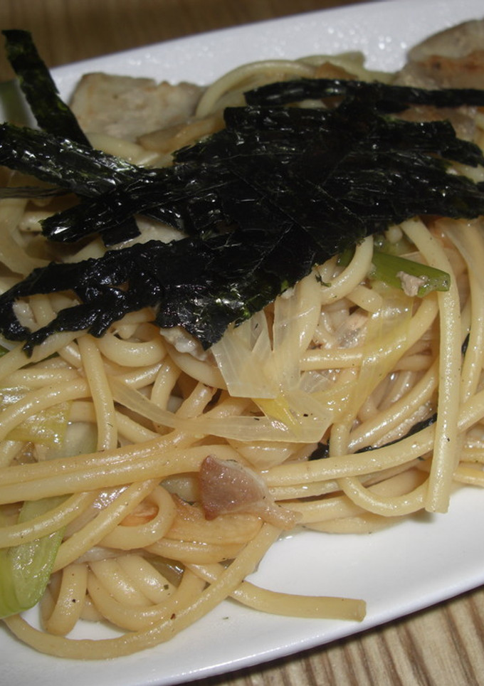 豚肉とねぎの和風パスタ-レシピのメイン写真