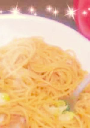 超簡単!鶏肉と長ネギの和風パスタ☆-レシピのメイン写真