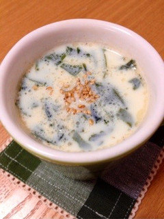 レンジで簡単♫豆乳中華スープ-レシピのメイン写真