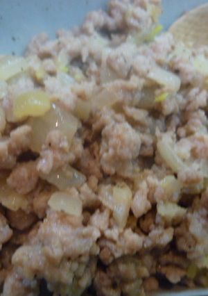 常備菜ひき肉ＤＥ塩豚タマネギ☆-レシピのメイン写真