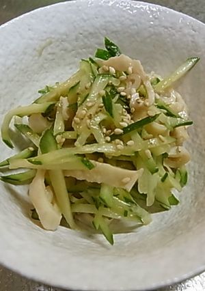 鶏皮の辛子あえ-レシピのメイン写真