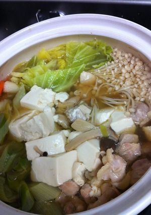 鶏肉のしょっつる鍋-レシピのメイン写真