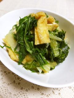 簡単・京菜の炒め煮-レシピのメイン写真
