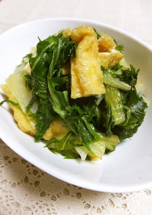 簡単・京菜の炒め煮-レシピのメイン写真