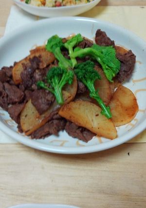 簡単！美味しい！牛肉と大根の炒めもの-レシピのメイン写真