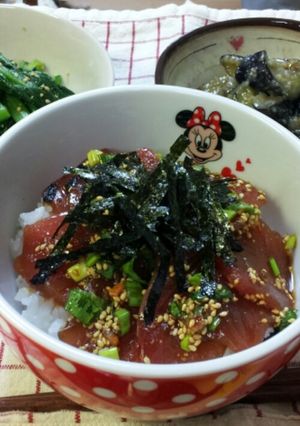 簡単♪美味しい！マグロ丼-レシピのメイン写真