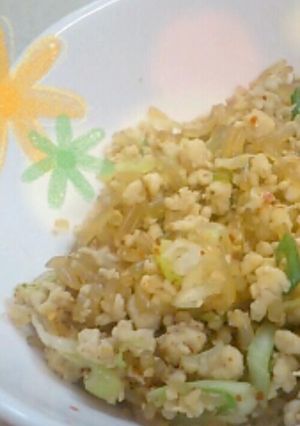 しらたき入り!簡単 格安炒り豆腐-レシピのメイン写真