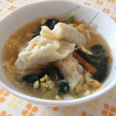 A picture of 簡単！！ツルルン餃子玉子スープ.