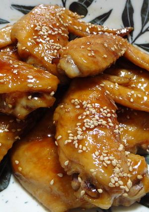 鳥手羽先の照り焼き-レシピのメイン写真