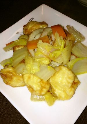 ぷるんっ!揚げ豆腐と野菜のうま煮〜‼-レシピのメイン写真