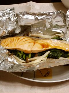 鮭のホイル焼き バター醤油味★-レシピのメイン写真