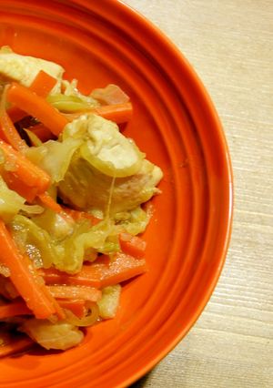 シンプル♪キャベツと胸肉のしょうゆ麹蒸し-レシピのメイン写真