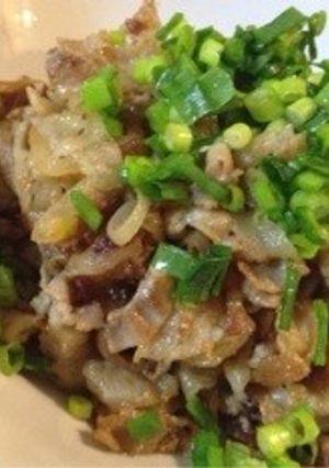 玉ねぎたっぷり！うまうま塩豚炒め♪-レシピのメイン写真