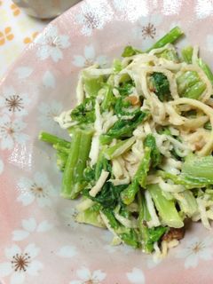 菜の花と切干し大根のマヨサラダ-レシピのメイン写真