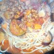 ナスとトマトのパスタ