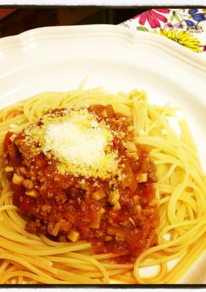 エリンギ入り大人のミートソース-レシピのメイン写真