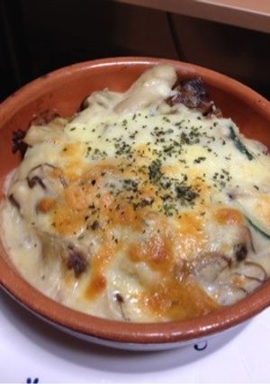 カロリー控えめ 牡蠣の豆乳グラタン-レシピのメイン写真