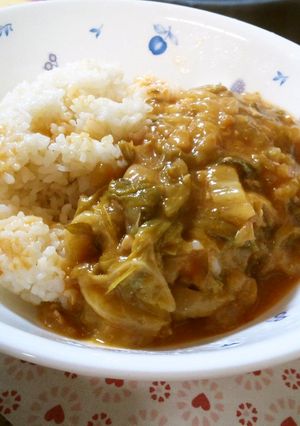 白菜だけのハヤシライス-レシピのメイン写真