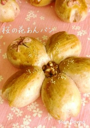 桜の花あんパン ❀-レシピのメイン写真