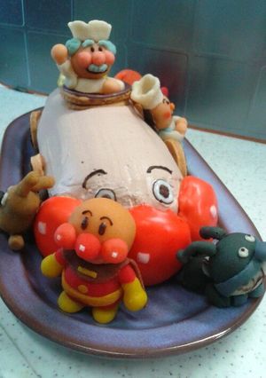 マジパンでアンパンマン☆-レシピのメイン写真