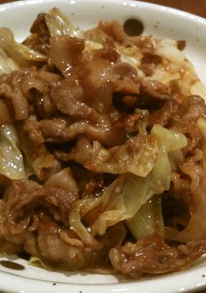 豚しゃぶ肉で回鍋肉風-レシピのメイン写真