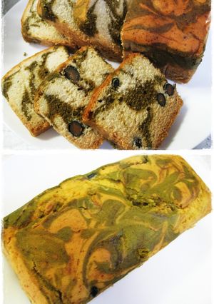 米粉の抹茶・黒豆パウンドケーキ-レシピのメイン写真
