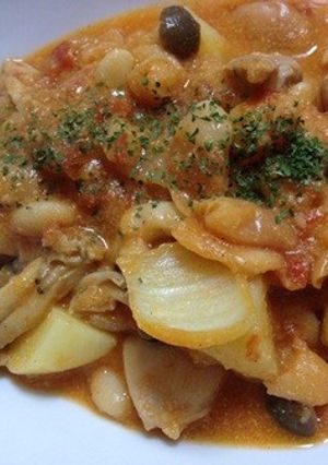 ノンオイル✿チキンと野菜のトマト煮-レシピのメイン写真