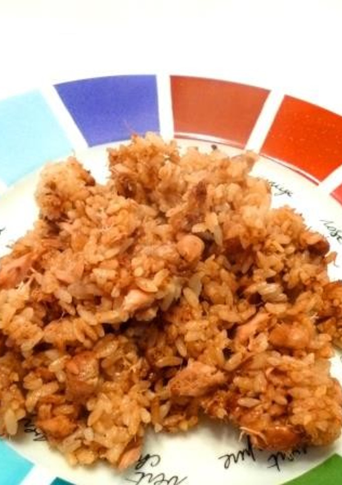 炒り大豆とツナの味噌炊き込み飯-レシピのメイン写真
