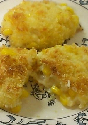 コーンたっぷり焼きクリームコロッケ-レシピのメイン写真