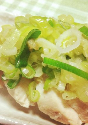 鶏胸肉のねぎ柚子胡椒-レシピのメイン写真