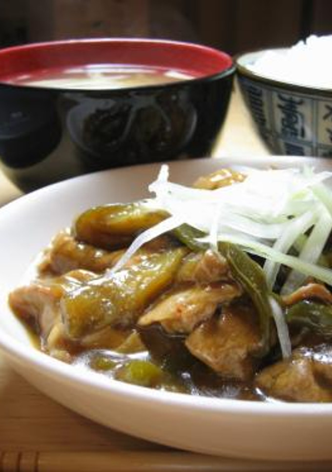 ナスとピーマンと豚肉の香醋炒め-レシピのメイン写真