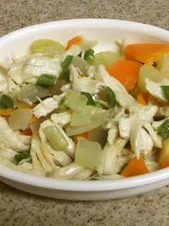 【幼児食】鶏ささみと野菜のチーズ蒸し-レシピのメイン写真
