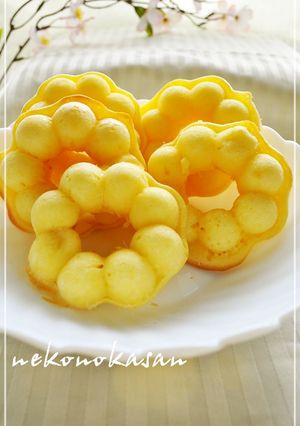 ホットケーキ＊かわいいドーナツ型で♡-レシピのメイン写真