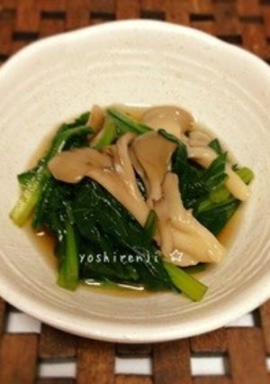 小松菜と舞茸の煮浸し☆健康とダイエットに-レシピのメイン写真