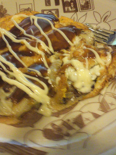 お餅がお好み焼きに変身!!-レシピのメイン写真