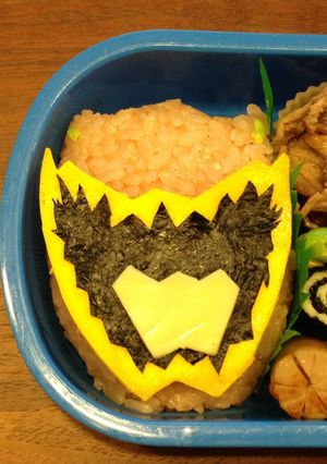 ＊キャラ弁＊キョウリュウレッド-レシピのメイン写真