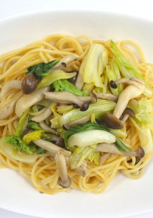 きのことキャベツのピリ辛パスタ-レシピのメイン写真