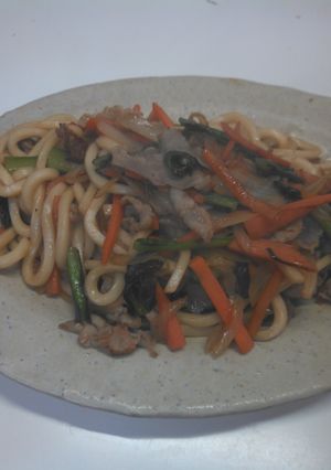 甘辛焼きうどん-レシピのメイン写真