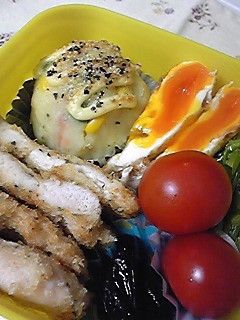 お弁当に♪まんまるポテサラのマヨ焼き-レシピのメイン写真