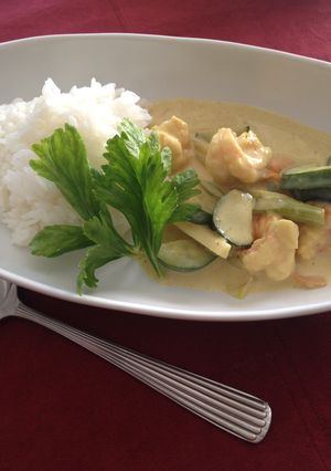 たけのこと海老のクリームカレーライス-レシピのメイン写真