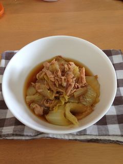 ☆白菜とツナの煮物☆-レシピのメイン写真