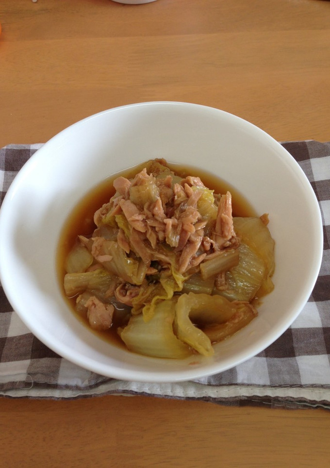 ☆白菜とツナの煮物☆-レシピのメイン写真