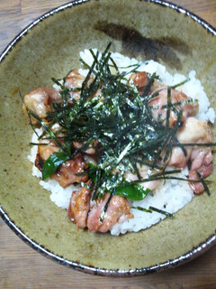 照り焼き丼(焼き鳥風)-レシピのメイン写真