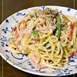 和えるだけ❀梅チーズクリームパスタ