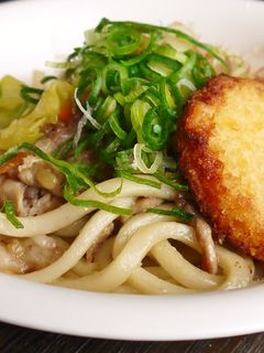 防府みそ焼きマイマイ(みそ焼きうどん)-レシピのメイン写真